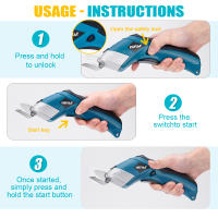 Tijeras Eléctricas Pequeñas Hormy 3.6V Para Corte De Telas Cuero Papelboard Herramienta DIY Para El Hogar Máquina De Corte Adecuada Para Tailor - details 6