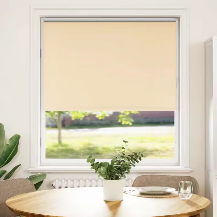 Estor Enrollable Opaco Beige 110x150 cm Tela Ancho 105,7 cm - 1
