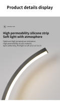 Lámpara De Pared Minimalista LED En Forma De C Moderna Para Decoración De Hogar Iluminación Perfecta Para Sala De Estar Dormitorio Pasillo Oficina - details 19