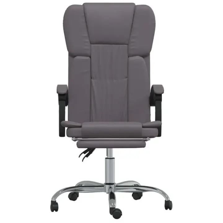 Silla de oficina Nusar reclinable con reposapiés 112,5-122x63x56 cm - 1
