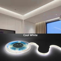 Tiras LED COB FLEXIBLES 12V 2M 3M 5M Alta Densidad Diodo Tape Luz 3000K 6000K Dimmable Lineal Decoración De Hogar - details 6