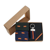 Pack Regalo Día del Padre - España - 2 pares de Calcetines + Cartera + Llavero - Colores Surtidos - details 4