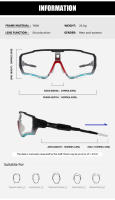 Gafas De Ciclismo ELAX Para Hombres Y Mujeres Estilo Nuevo Photochromic Polarizadas Y UV400 Acetato Unisex Para MTB Y Bicicleta - details 5