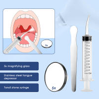 Kit De Eliminador De Pedrascas Adenoides Electrónico Con Luz LED 3 Modos De Succión Limpieza Oral Herramienta De Limpieza De La Boca Cuidado De La Salud Oral - details 1