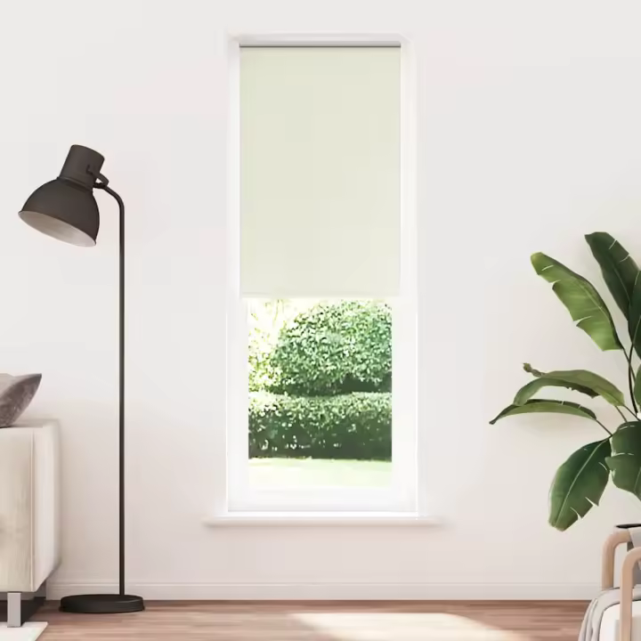 Estor Enrollable Opaco Blanco Roto 75x210cm Tela Ancho 70,7cm - 1