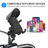 Soporte De Navegación Para Móvil De Motocicleta Absorbedor De Choques Y Antivibración Compatible Con La Mayoría De Los Dispositivos Aluminio + PC Rotación De 360 Grados Resistente Al Viento Y Agua - details 11