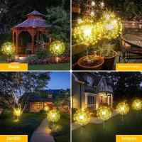 Luces De Fuego Solar Para Jardín Impermeables Con Modos De Iluminación Luz De Hadas Para Decoración De Courtyard Navidad Boda - details 1