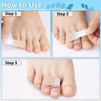 Pexmen Corrector De Dedos Del Pie Con Almohadillas Y Yesos Para Corregir Dedos Curvos Y Superpuestos Protección De Los Dedos Del Pie - details 4