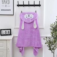 Toalla De Baño Para Niños Con Capucha Suave Y Absorbente De Poliéster De Felpa Gruesa Toalla De Baño De Dibujos Animados Para Bebés - details 11