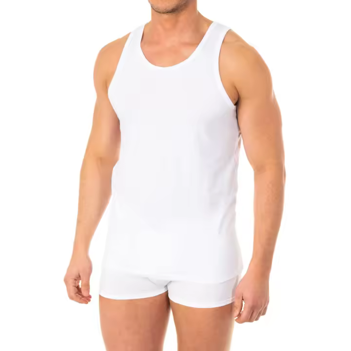 Abanderado-Camiseta de tirante ancho y cuello redondo para Hombre A040Z - 1