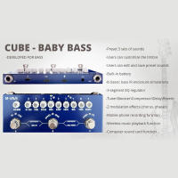 M-VAVE CUBE BABY Pedal De Efectos Para Guitarra Portátil Multifuncional Con Reproducción De Música Inalámbrica Y Grabación De Teléfono Tipo-C - details 1