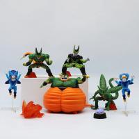 Set De 8 Figuras Dragon Ball Cell En Formas Variadas 8-10cm Modelos De Anime Ornamentos De Villano Figurines De Colección - details 1