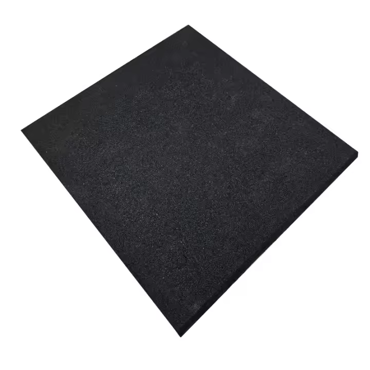 Loseta de Caucho para Suelo de Gimnasio 50x50x20mm - Pack 10 - Protección Contra Caídas - 1