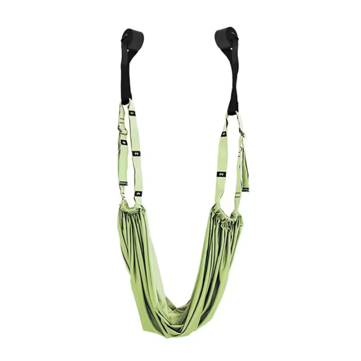Cuerda de yoga Aérea, ejercicio de fitness de yoga, estiramiento de espalda, entrenador Auxiliar, cinturón de yoga adoptado para Pilates, Baile, cinturón de entrenamiento de Gimnasia - 1