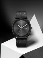Reloj De Pulsera TOMI Para Hombres Minimalista Y De Moda Deportiva Con Calendario Y Material De Cuero Casual De Cuarzo - details 6