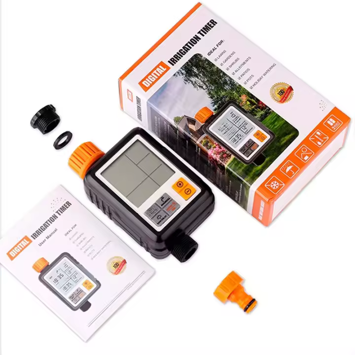  Temporizador De Riego Digital Ajustable Eshico Para Uso Diario En Exteriores Accesorios De Jardín Con Programador Automático - 1