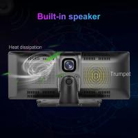 Podofo-cámara trasera HD DVR para coche, Control de voz, Wifi, Android, Auto y Carplay, tablero de recortes de vídeo, BT, FM, espejo de coche, 10,26" - details 16