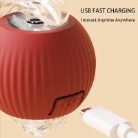 BIT Pelota Interactiva para Gatos, Juguete Eléctrico para Gatos, Recargable por USB, 3 Modos de Trabajo, 360° para Perros y Gatos, Rojo - details 3
