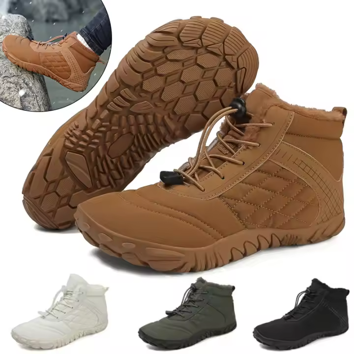 Botas De Invierno Para Hombres Y Mujeres Con Piel Cálida Antideslizantes Resistentes Al Agua Talla Grande Zapatillas Casuales Para Exterior Y Senderismo - 1