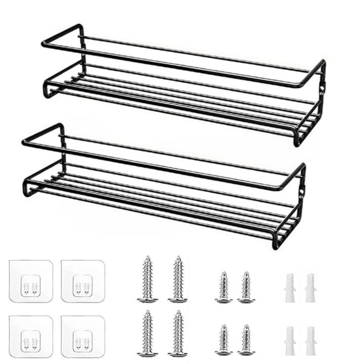 Organizador De Cocina De Metal Para Especias Soporte De Pared Con Jarra Ecológico Y Resistente Para Hogar Y Restaurante