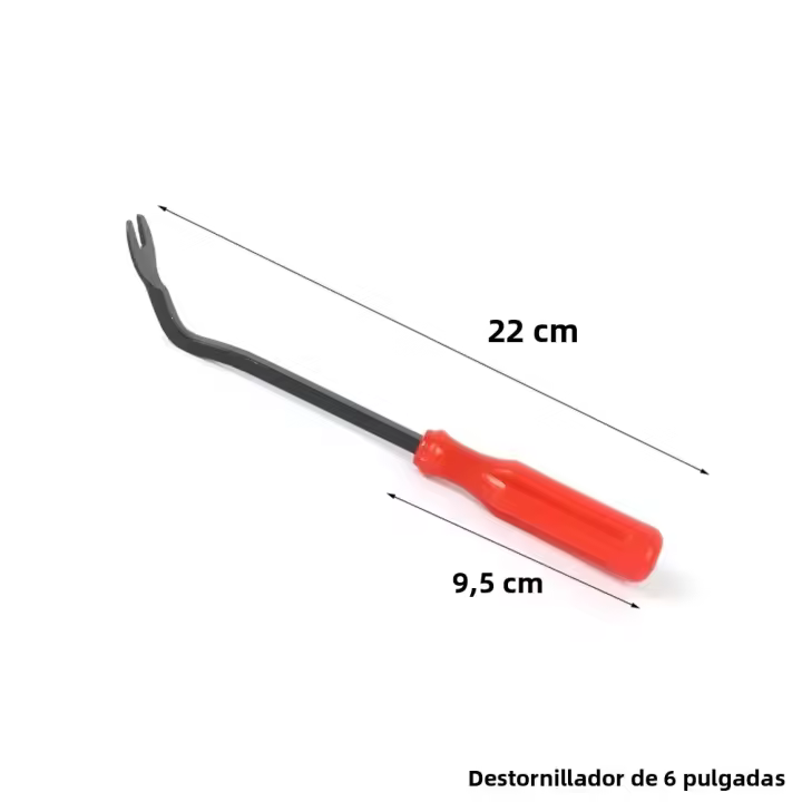 Herramienta De Instalación De Faros De Coche Con Herramienta De Desmontaje De Panel De Puerta Y Fascia De Parachoques Trimmer Auto Clip Remoción Pliega - 1