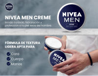 NIVEA MEN Creme 150ml - Crema Hidratante para Hombre – Hidratación Duradera para Cara, Manos y Cuerpo - details 0