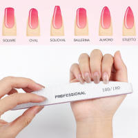 Archivos De Uñas Para Manicura 20Pcs/50Pcs Gris 80/100/180 Washable Bloque De Pulido Profesional Para Arte De Uñas Y Gel - details 2