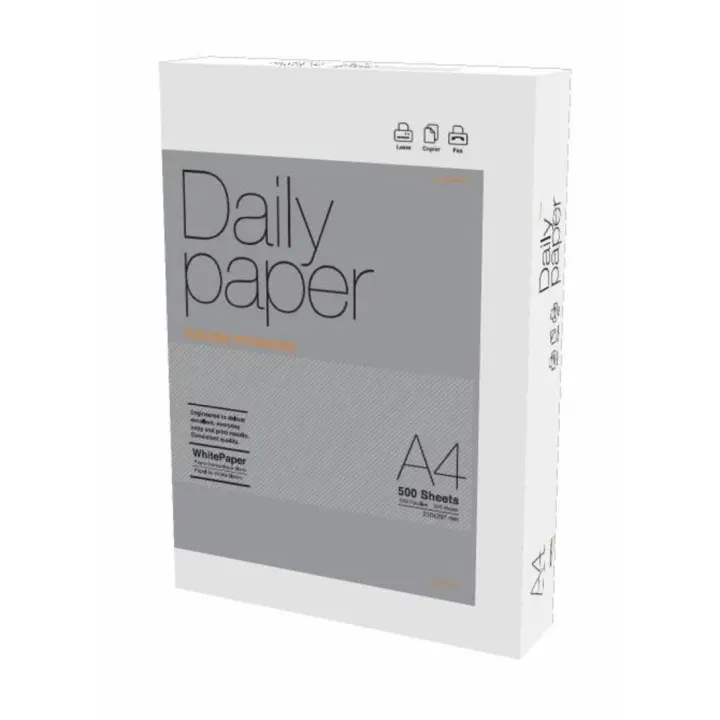 Paquete folio A4 500 hojas Daily Paper folio - Papel multiusos para impresora y fotocopiadora tanto doméstica como de oficina - papel blanco de 80 gramos - Fabricado por Navigator Paper - folios económicos - papel barato - 1