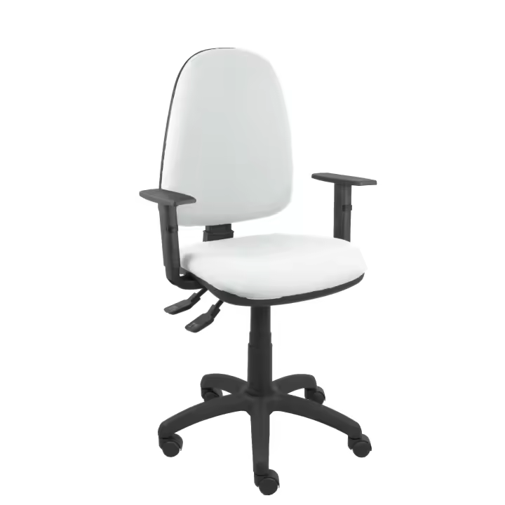 Silla Ayna S bali blanco con brazos regulables - 1