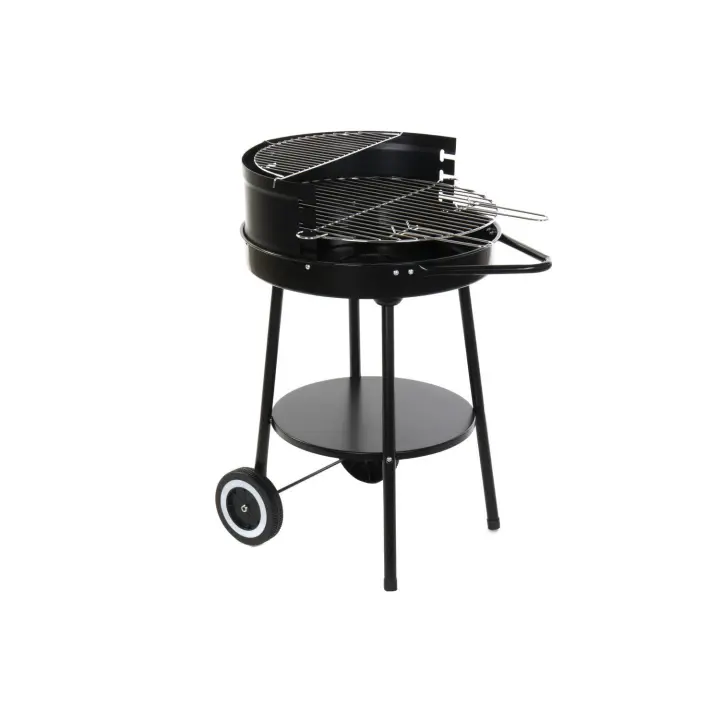 BARBACOA METAL PLASTICO 59X49,5X82 NEGRO RC166571 - EL MEJOR COMPLEMENTO PARA TU HOGAR FIJALO - 1