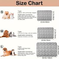Manta De Mascota Suave Y Gruesa Con Patrón De Dibujos Animados Cómoda Y Cálida Para Gatos Y Perros Toalla De Baño Para Gatos - details 8