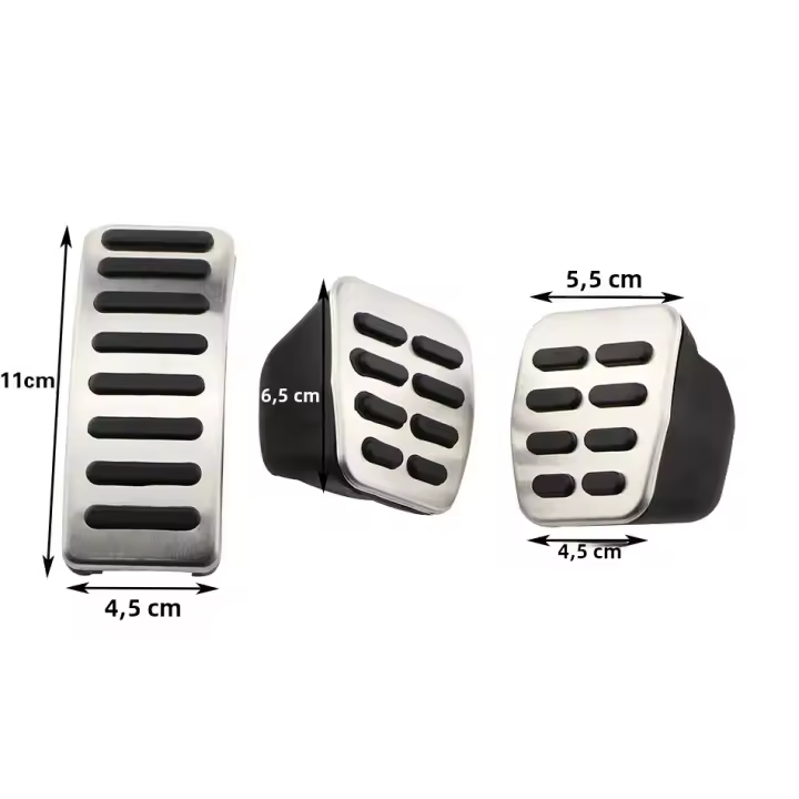 Pedales De Coche LHD Para Volkswagen Polo VW Golf 4 Bora Beetle RSi GTI R32 Audi A3 8l Seat Acero Inoxidable Soporte Para Pie - 1