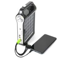 Kit De Generador De Energía Solar Portátil 15W Recargable Con Luz De Lámpara Y Cargador USB Sistema De Energía Solar Para El Hogar - details 5