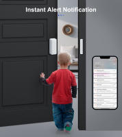 Sensor De Contacto Inalámbrico Girier Tuya ZigBee Para Seguridad Doméstica Compatible Con Home Assistant ZigBee2MQTT - details 2