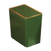 Cesta De Papel Para Cocina Con Tapa De Presión Contenedor De Basura Delgada Y Estrecha Para Estudio Garage Sunroom - details 3