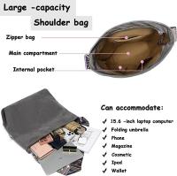 Bolposdehembroparamujer Mochila de Bandolera, Bolso de Lona Versátil y Multifunctional, Elegantes Bolsos Cruzados, Gran Capacidad Mochila Duradera para Viajes de Gran Capacidad para Mujeres Niños - details 1