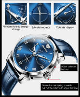 Reloj Mecánico Automático JSDUN Para Hombre De Calidad Superior Multifuncional Resistente Al Agua Con Manecillas Luminosas Y Calendario Completo - details 8
