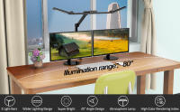 Lámpara De Escritorio Con Abrazadera 24W Ultra Brillante LED Para Oficina Y Hogar Con Iluminación Atmosférica Dimmer Automático Y Toque De Encendido - details 0
