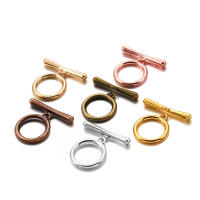10/20 Lotes De Cerraduras De Tobogán OT En Oro / Rosa Oro Para Creación De Joyas Pulseras Collares Accesorios De Enlaces Y Conectores DIY - details 2
