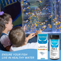 100Pcs Pruebas De Agua Para Acuario 7/9 En 1 Kit De Pruebas Para Tanque De Peces Cloruro Dureza Alcalinidad Total Carbonato pH - details 13