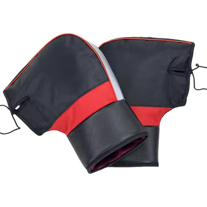 Guantes para el manejo de motorteta, resistentes al Viento, resistentes al agua y cálidos, color Rojo - 1