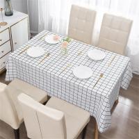 Mantel PEVA a Prueba De Aceite Y Agua Con Estampado Cuadriculado Para Uso Doméstico Decoración De Comedor Para Fiestas Y Hoteles Tamaño 90cmx140cm - details 4