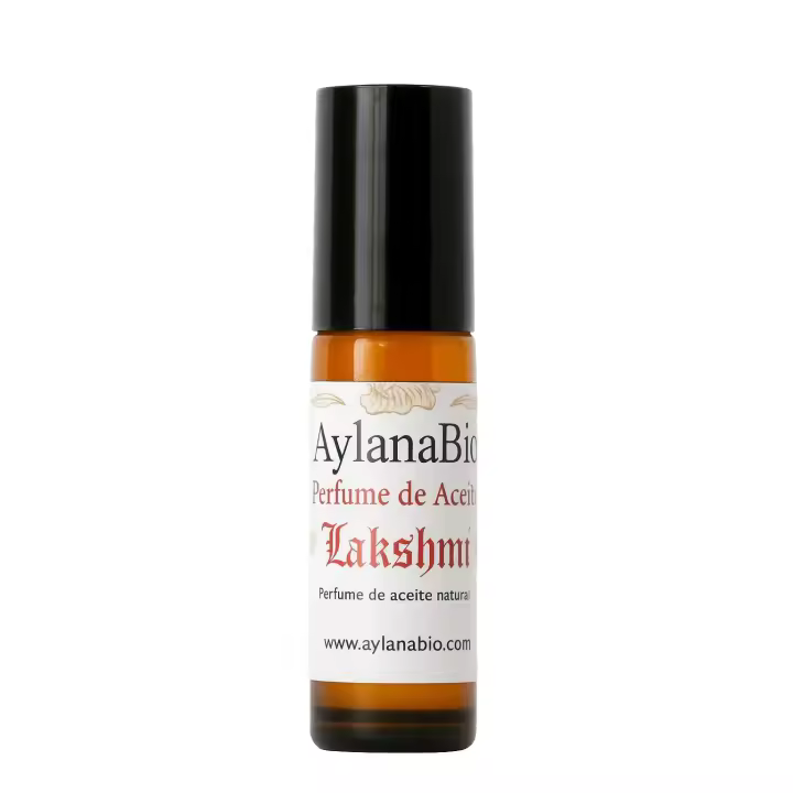 Aylanabio – Perfume de Aceite Lakshmi | Colección Diosas | Aromaterapia Natural y Artesanal | Con Aceites Esenciales Puros y Ecológicos - 1