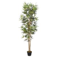 vidaXL Árbol de Bambú Artificial con Planta Decoración Verde Dimensiones Ø 14 x 80 cm (368 hojas),  Ø 16 x 120 cm (552 hojas),  30 x 14 x 80 cm (368 hojas) y mas - details 6