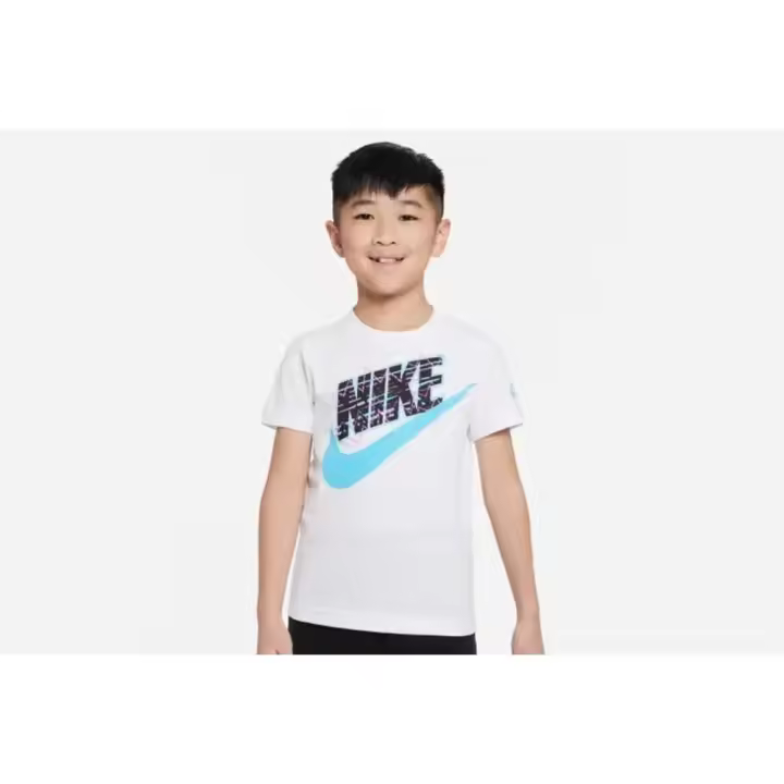 Nike 86K608 Camiseta de manga corta para niño en blanco de textil - 1