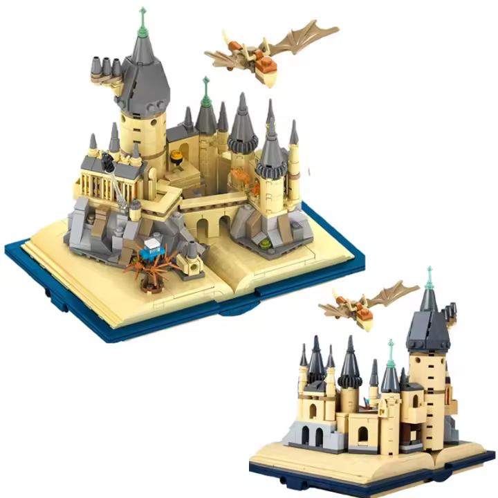 Bloques De Construcción Creativos De Torre De Dragón Clásico Juguete Para Niños Modelo De Calle Regalo De Fiestas - 1