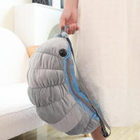 Mochila De Peluche De 40cm Con Forma De Caracol Juguetes De Peluche Suaves Para Niñas Regalos De Cumpleaños Mochila De Hombro Unisex - details 5