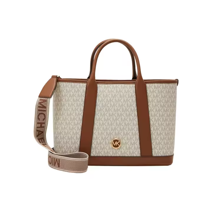 MICHAEL KORS - Bolso Satchel Luisa Mediano con Logotipo - 1