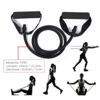 Banda De Resistencia Con Manijas Para Ejercicio Y Entrenamiento De Fuerza Para Hombres Y Mujeres Equipo De Gimnasio Para El Hogar 5 Niveles De Dureza Bandas De Entrainamiento De Cuerpo Completo - details 5