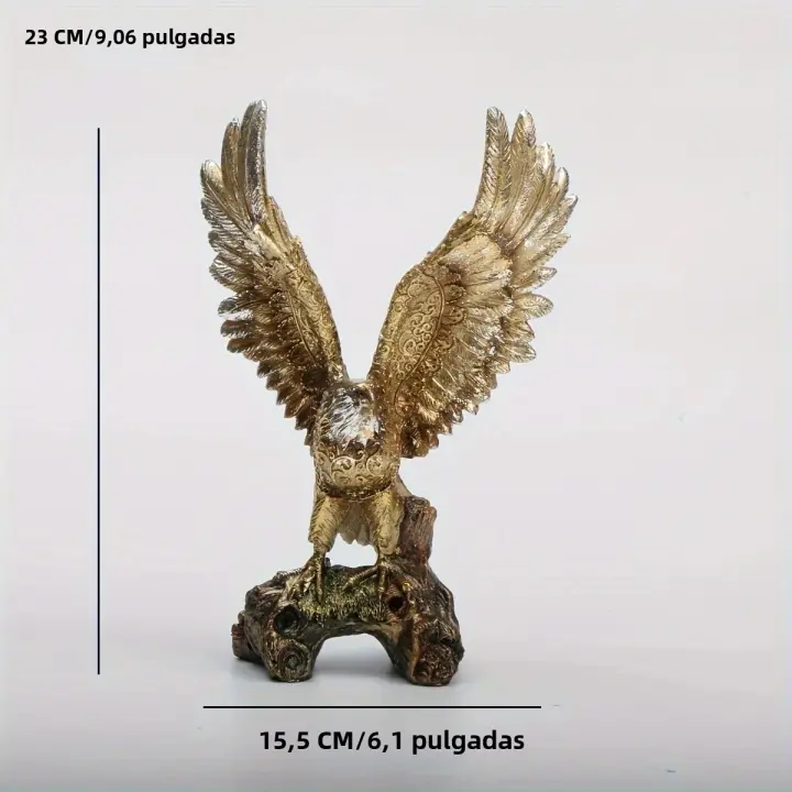 1pc Eslabón Americano De Águila Con Alas Resina Decoración Para Exposición Casa Regalo De Apertura De Grandes Exhibiciones - 1